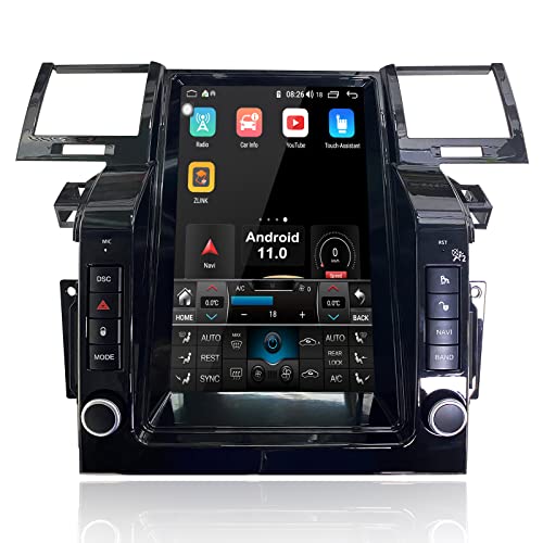 MOOKAKA Android 11.0 Autoradio 1 DIN GPS-Navigation für Land Range Rover Sport 2005-2009 Stereo Multimedia Player Bluetooth IPS-Display mit Carplay, WLAN, DSP, HDMI, RDS (6+128G) von MOOKAKA