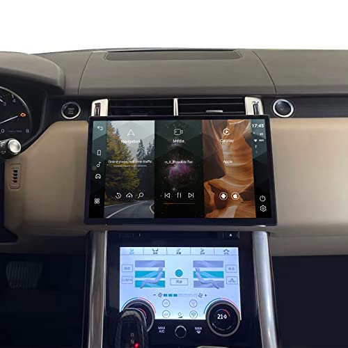 MOOKAKA Android Autoradio 2 din GPS Navigation für Land Rover Range Rover Sport L494 2014-2017 Multimedia Player Auto Stereo Receiver 13 Zoll Kopfeinheit mit Carplay DSP RDS HD1080P（8+128GB） von MOOKAKA