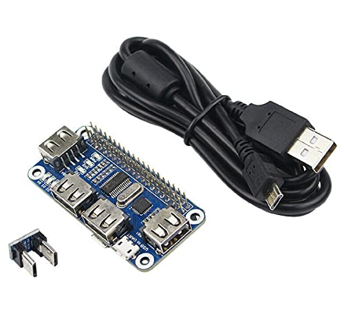 MOOKEENONE USB Hub Extension Board + Micro USB Konverter, USB zu UART Debugging für Raspberry Zero/W von MOOKEENONE