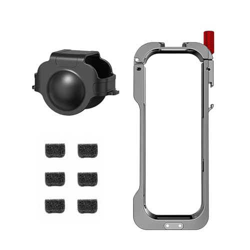 Metall-Schutzkäfig-Zubehör, leichtes Gehäuse, Rahmen, Kamera-Abdeckplatte für Insta360 X5 Panorama-Action-Kamera Metall-Schutzkäfig-Zubehör, leichtes Gehäuse, Rahmen, Kamera-Abdeckplatte für Insta360 X5 Panorama-Action-Kamera von MOOKEENONE