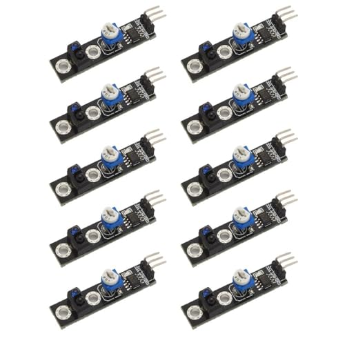 MOONDAME 10 Stücke KY033 Linie Tracking Mit Einstellbarer Empfindlichkeit Für Roboter Navigation Für Elektronik Auto Automatisierung von MOONDAME