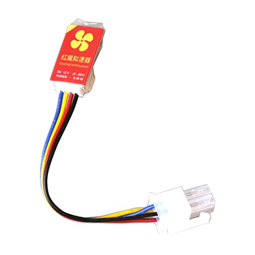 MOONDAME 1PC 4-Pin Stecker RED Fan Simulatoren Fan Speed ​​Controller Für Shenma AntiMiner T9 S9i Z9 Z9 DR3 von MOONDAME