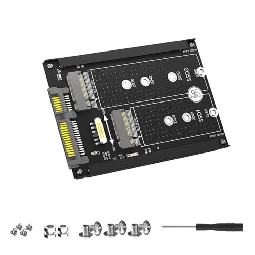 MOONDAME SATA3.0-Adapter 6 Gbit/s SATA3.0-Adapter B+M Key Festplatte Auf 2 5-Zoll SATA3.0-Konverter Adapter Für 2230 2242 2260 von MOONDAME