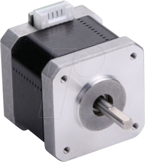 MS17HD2P4100-000 - 42mm/NEMA17 Bipolarer Hybrid 1,8° Schrittmotor, 0,48 Nm, 1,0 A von MOONS