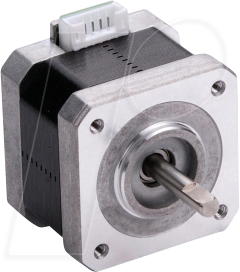 MS17HD4P4100-000 - 42mm/NEMA17 Bipolarer Hybrid 1,8° Schrittmotor, 0,33 Nm, 1,0 A von MOONS