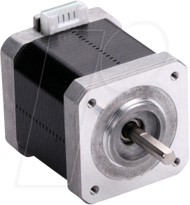MS17HD6P4100-000 - 42mm/NEMA17 Bipolarer Hybrid 1,8° Schrittmotor, 0,63 Nm, 1,0 A MS17HD6P4100-000 - 42mm/NEMA17 Bipolarer Hybrid 1,8° Schrittmotor, 0,63 Nm, 1,0 A von MOONS