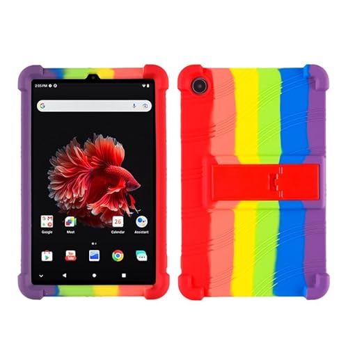 MOOPW Hüllen für Alldocube iPlay 50 Mini - Weich Silikon Stoßfest Einstellbar Ständer Gummi Shell Schützend Hülle für Alldocube iPlay 50 Mini 8.4 Zoll Tablet von MOOPW