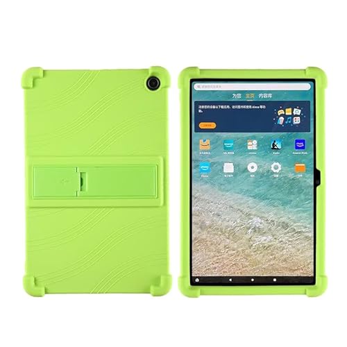 MOOPW Hüllen für Amazon Fire max 11 - Weich Silikon Stoßfest Einstellbar Ständer Gummi Shell Schützend Hülle für Amazon Fire max 11 Zoll Tablet 2023 von MOOPW