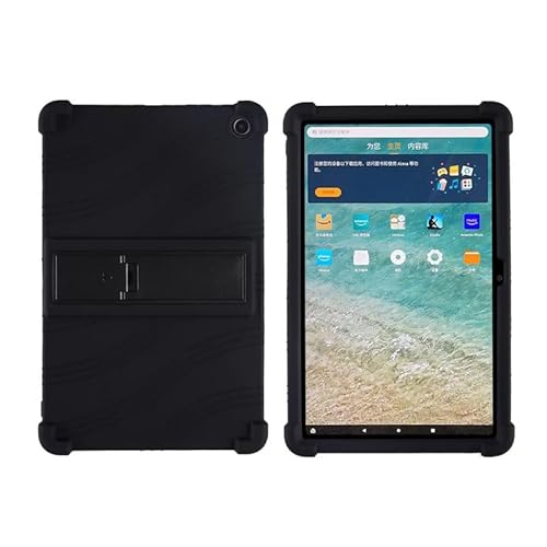 MOOPW Hüllen für Amazon Fire max 11 - Weich Silikon Stoßfest Einstellbar Ständer Gummi Shell Schützend Hülle für Amazon Fire max 11 Zoll Tablet 2023 von MOOPW