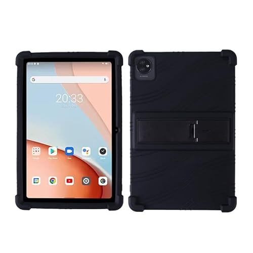 MOOPW Hüllen für Blackview Tab 8 WiFi - Weich Silikon Stoßfest Einstellbar Ständer Gummi Shell Schützend Hülle für Blackview Tab 8 WiFi Tablet 10.1 Zoll von MOOPW