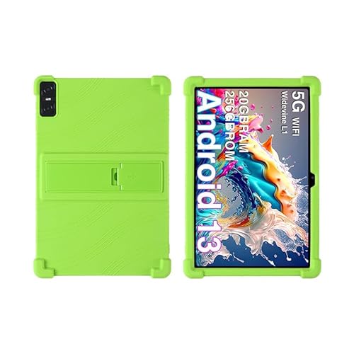 MOOPW Hüllen für DOOGEE T10 Plus - Silikon Stoßfest Ständer Gummi Weiche Shell Kinderfreundlich Schützend Hülle für DOOGEE T10 Plus Tablet 10.51 Zoll von MOOPW
