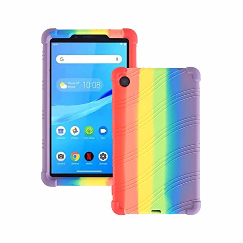 MOOPW Hüllen für Lenovo Tab M7 - Weich Silikon Gummibell Stoßfest Leicht Schützend Hülle für Lenovo Tab M7 (TB-7305F/X/i) / (3rd TB-7306) 7 Zoll Tablet von MOOPW