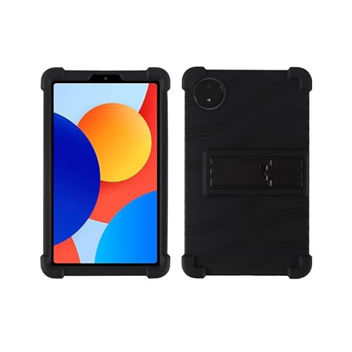 MOOPW Hüllen für Redmi Pad SE 8.7 - Silikon Stoßfest Ständer Gummi Weiche Shell Kinderfreundlich Schützend Hülle für Redmi Pad SE 8.7 Modell 24076RP19G / 24076RP19I Tablet 8.7 Zoll von MOOPW
