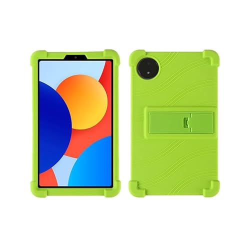 MOOPW Hüllen für Redmi Pad SE 8.7 - Silikon Stoßfest Ständer Gummi Weiche Shell Kinderfreundlich Schützend Hülle für Redmi Pad SE 8.7 Modell 24076RP19G / 24076RP19I Tablet 8.7 Zoll von MOOPW