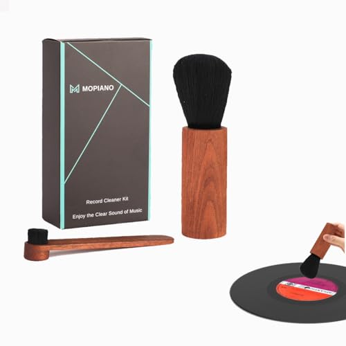 MOPIANO Vinyl-Schallplatten-Reiniger-Set, Vinyl-Schallplattenbürste und Plattenspieler-Stylus-Bürste für LP-CD-Alben, antistatische Staubreinigung, Vinyl-Zubehör. MOPIANO Vinyl-Schallplatten-Reiniger-Set, Vinyl-Schallplattenbürste und Plattenspieler-Stylus-Bürste für LP-CD-Alben, antistatische Staubreinigung, Vinyl-Zubehör. von MOPIANO