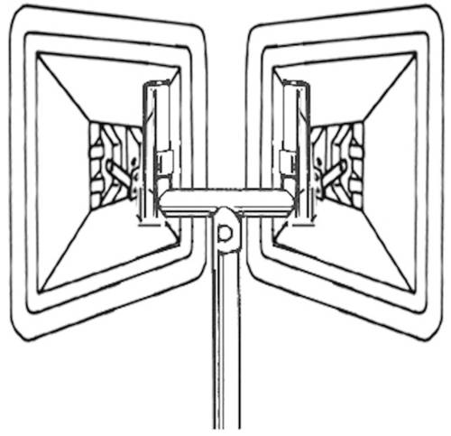 Moravia 245.11.264 Gabelaufsatz für Verkehrsspiegel (B x H) 65cm x 54cm von MORAVIA