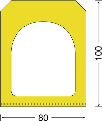 Moravia 422.19.641 MORION-Rampenfender gelb (L x B) 1000mm x 80mm von MORAVIA