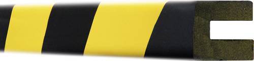 Moravia 422.26.168 MORION-Prallschutz Rechteck - Profilschutz gelb/schwarz (L x B) 1000mm x 25mm von MORAVIA