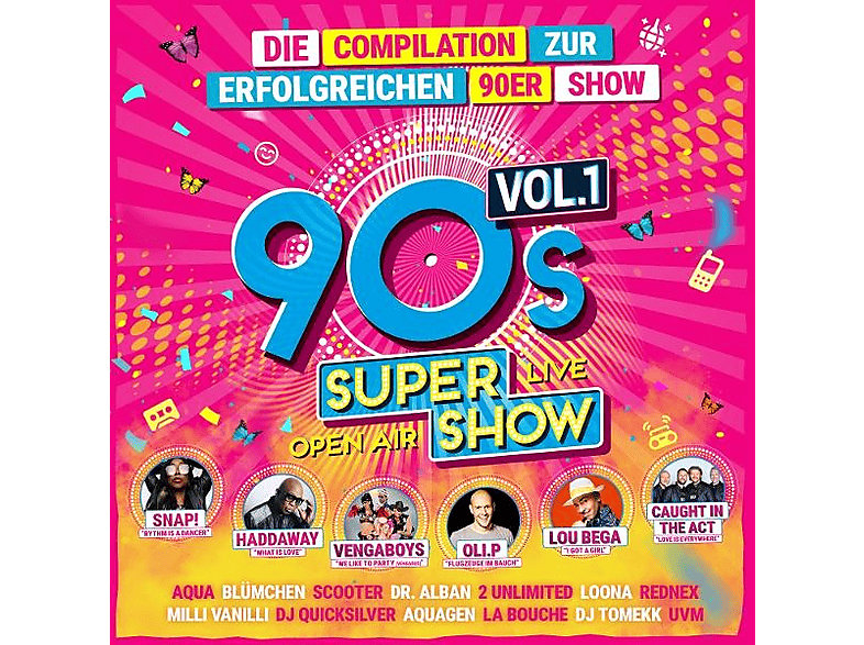DIVERSE INTERPRETEN - 90S SUPER SHOW 1 (CD) von MORE MUSIC