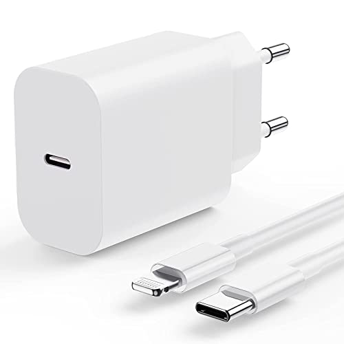 20W iPhone Ladegerät and 2M Schnellladekabel,USB C Ladegerät Schnellladegerät Netzteil Stecker for iPhone 14/14 Plus/14 Pro/14 Pro Max/13/12/12 Mini/12 Pro/12 Pro Max von MORELOCO