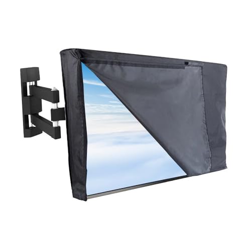 MORENTSU Outdoor-TV-Abdeckung mit Frontklappe und Bodenabdeckung, das beste wetterfeste, staubdichte Material, schützt LCD-Fernseher, Terrasse, TV-Abdeckung (für 40-42 Zoll Fernseher) von MORENTSU