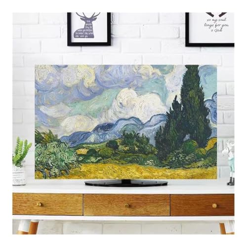 MORENTSU TV-Abdeckung, Staubschutz, Handtuch, 43 Zoll, 55 Zoll, 65 Zoll, 70 Zoll, 80 Zoll, 85 Zoll, Haushalt, Hängend, LCD-TV-Staubschutz (B,152,4 cm) von MORENTSU