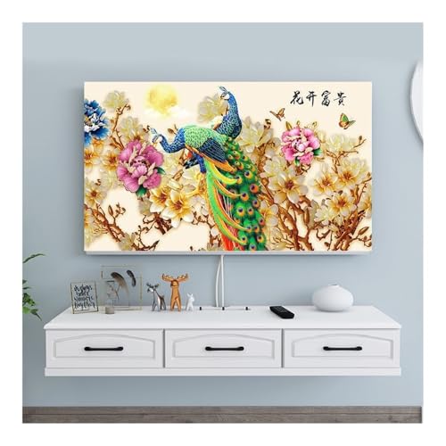 MORENTSU TV Abdeckung Staubschutz Abdeckung Handtuch 43 Zoll 55 Zoll 65 Zoll 70 Zoll 80 Zoll 85 Zoll Haushalt Hängend LCD TV Staubschutz (E,24 Zoll) von MORENTSU