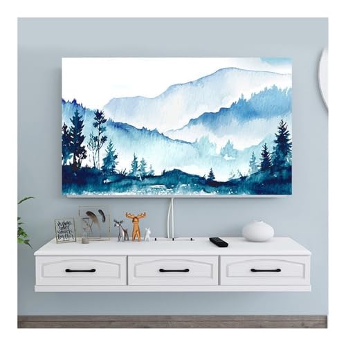 MORENTSU TV Abdeckung Staubschutz Abdeckung Handtuch 43 Zoll 55 Zoll 65 Zoll 70 Zoll 80 Zoll 85 Zoll Haushalt Hängende LCD TV Staubschutz (F,94.0 cm) von MORENTSU