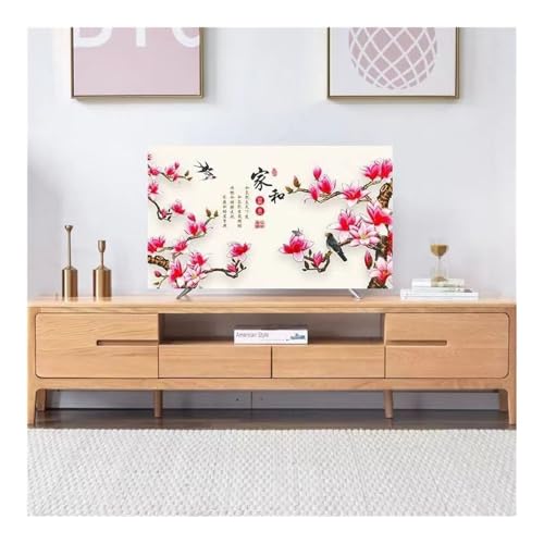 MORENTSU TV Abdeckung Staubschutz Abdeckung Handtuch 43 Zoll 55 Zoll 65 Zoll 70 Zoll 80 Zoll 85 Zoll Haushalt Hängende LCD TV Staubschutz (H,101,6 cm) von MORENTSU