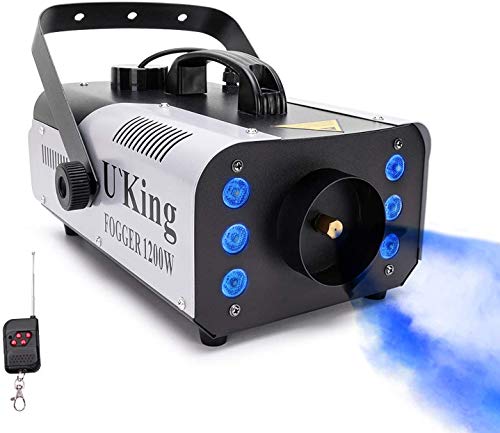 Nebelmaschine, MORFIT 1200W LED Rauchmaschine 5600 CFM Fog Machine 6-stufige LED-Leuchten mit Drahtlose Fernbedienung für Feiertage Partys Hochzeiten Weihnachten Halloween Nebelmaschine, MORFIT 1200W LED Rauchmaschine 5600 CFM Fog Machine 6-stufige LED-Leuchten mit Drahtlose Fernbedienung für Feiertage Partys Hochzeiten Weihnachten Halloween von MORFIT