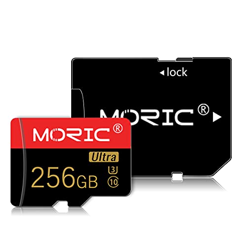 256 GB Micro SD Class 10 MicroSD Karte für Nintendo Switch High Speed Speicherkarte für Android Smartphone Digitalkamera Tablet und Drohne von MORIC