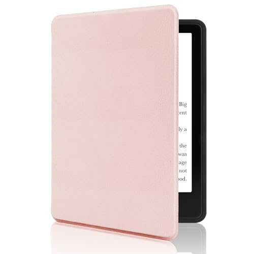 MOROCK Schutzhülle für Kindle Paperwhite 15,2 cm (6 Zoll), 5. / 6. / 7. Generation 2012–2017 (Modell-Nr. EY21 & DP75SDI), hochwertige, leichte PU-Lederhülle mit automatischer Wake/Sleep-Funktion, Rosa von MOROCK