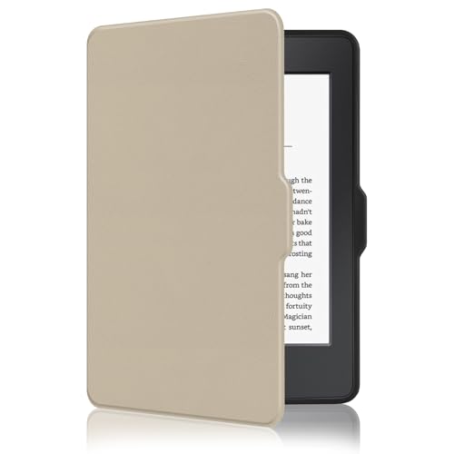 MOROCK Schutzhülle für Kindle Paperwhite 15,2 cm (6 Zoll), 5. / 6. / 7. Generation 2012–2017 (Modell-Nr. EY21 & DP75SDI), hochwertige, leichte PU-Lederhülle mit automatischer Wake/Sleep-Funktion von MOROCK