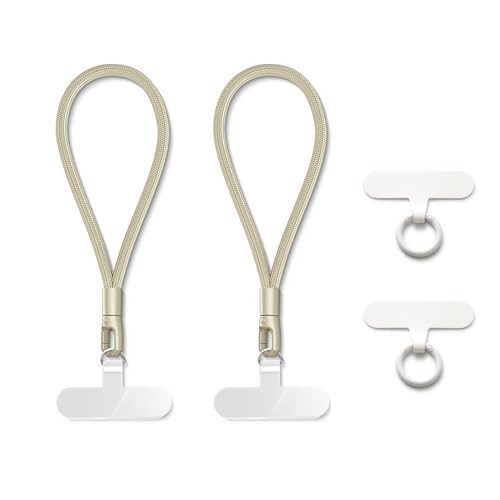 MORSUNBELA 2 Stück Handykette Kurz Handyanhänger, Handyband Kurz Universal Handykette Handgelenkriemen Lanyards, Schlüsselband für Handys Kameras Schlüssel -Helles Kamel MORSUNBELA 2 Stück Handykette Kurz Handyanhänger, Handyband Kurz Universal Handykette Handgelenkriemen Lanyards, Schlüsselband für Handys Kameras Schlüssel -Helles Kamel von MORSUNBELA