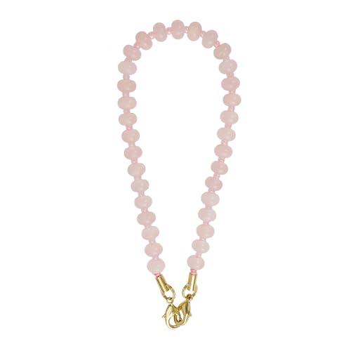 MORSUNBELA Handykette Perlen Rosa Handykette Kurz Handgelenk Handyband Handyanhänger Universal Handschlaufe Handy Anhänger Handykette Handyschmuck von MORSUNBELA