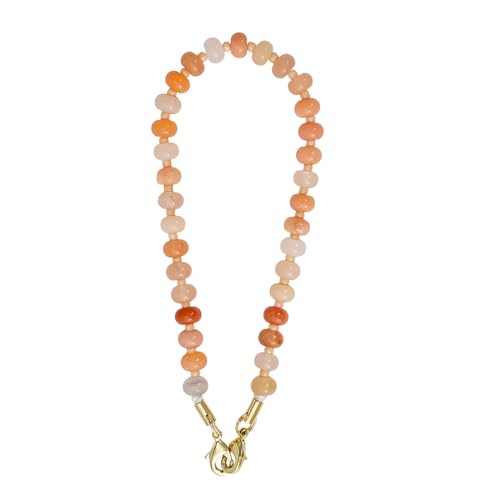 MORSUNBELA Perlen Handykette Kurz Handgelenk Handyanhänger Universal Handyschmuck Pastell Handschlaufe von MORSUNBELA