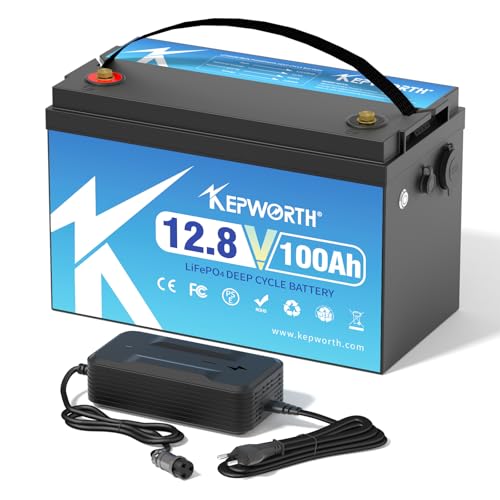 Lifepo4 100ah 12v Akku, Lithium Batterie mit BMS Ersetzt AGM oder Gel Aufbaubatterie für Wohnmobil, Boot, Camping oder Solaranlage - mit lifepo4 ladegerät Lifepo4 100ah 12v Akku, Lithium Batterie mit BMS Ersetzt AGM oder Gel Aufbaubatterie für Wohnmobil, Boot, Camping oder Solaranlage - mit lifepo4 ladegerät von MOSEWORTH
