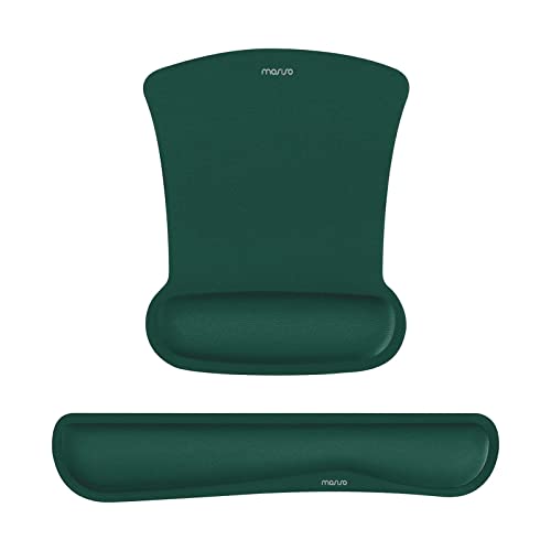 MOSISO Handgelenkauflagen für Mauspad&Tastatur Set,Ergonomisches Mauspad Rutschfester Boden Zuhause/Büro Schmerzlinderung&Easy Typing Kissen mit Neopren Tuch&Erhöhter Memory Schaum,Pfauengrün MOSISO Handgelenkauflagen für Mauspad&Tastatur Set,Ergonomisches Mauspad Rutschfester Boden Zuhause/Büro Schmerzlinderung&Easy Typing Kissen mit Neopren Tuch&Erhöhter Memory Schaum,Pfauengrün von MOSISO