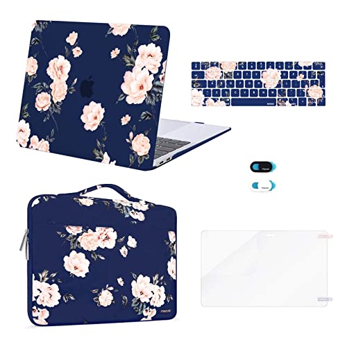 MOSISO Hülle Kompatibel mit MacBook Air 13 Zoll 2022 2021-2018 A2337 M1 A2179 A1932 Retina Display Touch ID,Plastik Kamelie Hartschale Case&Tasche&Tastaturschutz&Displayschutz&Webcam Cover, Blau MOSISO Hülle Kompatibel mit MacBook Air 13 Zoll 2022 2021-2018 A2337 M1 A2179 A1932 Retina Display Touch ID,Plastik Kamelie Hartschale Case&Tasche&Tastaturschutz&Displayschutz&Webcam Cover, Blau von MOSISO