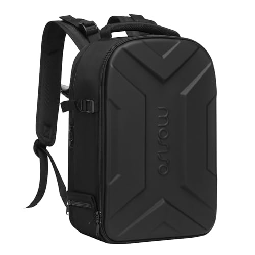 MOSISO Kamera Rucksack, DSLR/SLR/Spiegellos Photographie Kameratasche Wasserdicht Künstlerisch Geometrisch Case mit Stativhalterung&15-16 Zoll Laptop Fach Kompatibel mit Canon/Nikon/Sony, Schwarz von MOSISO