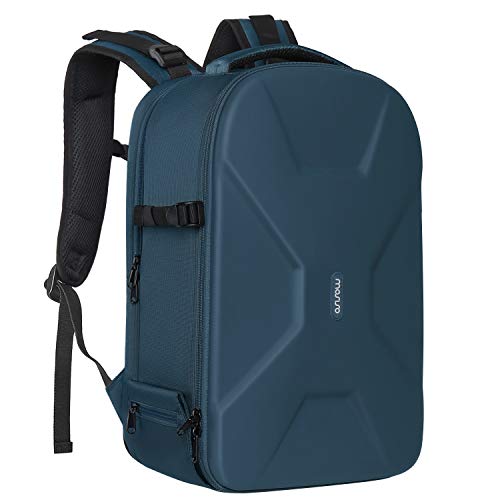 MOSISO Kamera Rucksack, DSLR/SLR/Spiegellose Fotografie Kameratasche 15-16 Zoll wasserdichte Hartschale Hülle mit Stativhalter & Laptopfach kompatibel mit Canon/Nikon/Sony, Deep Teal von MOSISO