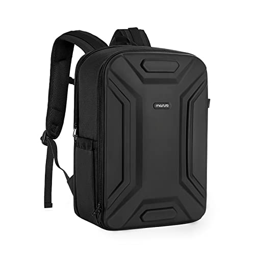 MOSISO Kamerarucksäck,DSLR/SLR/Spiegellose Kameratasche Wasserdichte Symmetrisch Geometrisch Hartschale mit Stativhalter&15-16 Zoll Laptopfach,Kompatibel mit Canon/Nikon/Sony,Schwarz von MOSISO