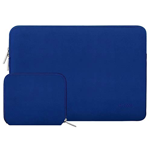 MOSISO Laptop Hülle Tasche 13,3 Zoll,13-13,3 Zoll Laptophülle Kompatibel mit MacBook Air/Pro 13/ Pro 14 Zoll M4 M3 M2 M1,HP Dell ASUS Lenovo Notebook,Neopren Sleeve mit Klein Fall,Königsblau von MOSISO