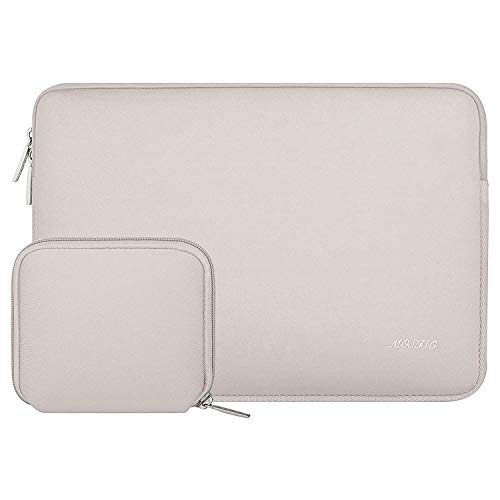 MOSISO Laptop Hülle Tasche 13 Zoll,13 Zoll Laptophülle Kompatibel mit MacBook Air M4 M3 M2 M1 2025 2024-2018/Pro 13 M2 M1 2025-2016,Neopren Sleeve mit Klein Fall,Rockgrau von MOSISO