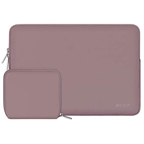 MOSISO Laptop Hülle Tasche Kompatibel mit MacBook Air 13 Zoll M3 A3113 M2 A2681 M1 A2337 A2179 A1932/Pro 13 M2 M1 A2338 A2251 A2289 A2159 A1989 A1708,Neopren Sleeve mit Klein Fall,Ziegel Rot von MOSISO