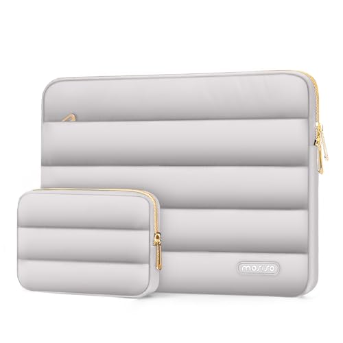 MOSISO Puffy Laptop Tasche Kompatibel mit MacBook Air/Pro,13-13,3 Zoll Notebook,Kompatibel mit MacBook Pro 14 Zoll M3 M2 M1 Chip 2024-2021,Horizontal Hülle mit Kleiner Tasche, Grau MOSISO Puffy Laptop Tasche Kompatibel mit MacBook Air/Pro,13-13,3 Zoll Notebook,Kompatibel mit MacBook Pro 14 Zoll M3 M2 M1 Chip 2024-2021,Horizontal Hülle mit Kleiner Tasche, Grau von MOSISO