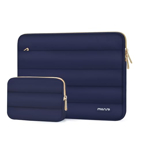 MOSISO Puffy Laptop Tasche Kompatibel mit MacBook Air/Pro,13-13,3 Zoll Notebook,Kompatibel mit MacBook Pro 14 Zoll M3 M2 M1 Chip 2024-2021,Horizontal Hülle mit Kleiner Tasche, Marineblau MOSISO Puffy Laptop Tasche Kompatibel mit MacBook Air/Pro,13-13,3 Zoll Notebook,Kompatibel mit MacBook Pro 14 Zoll M3 M2 M1 Chip 2024-2021,Horizontal Hülle mit Kleiner Tasche, Marineblau von MOSISO