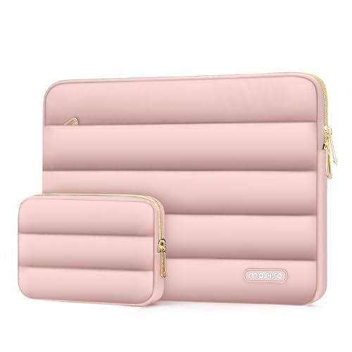MOSISO Puffy Laptop Tasche Kompatibel mit MacBook Air/Pro,13-13,3 Zoll Notebook,Kompatibel mit MacBook Pro 14 Zoll M3 M2 M1 Chip 2024-2021,Horizontal Hülle mit Kleiner Tasche, Rosa MOSISO Puffy Laptop Tasche Kompatibel mit MacBook Air/Pro,13-13,3 Zoll Notebook,Kompatibel mit MacBook Pro 14 Zoll M3 M2 M1 Chip 2024-2021,Horizontal Hülle mit Kleiner Tasche, Rosa von MOSISO