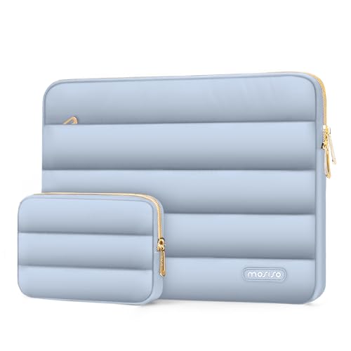 MOSISO Puffy Laptop Tasche Kompatibel mit MacBook Air/Pro,13-13,3 Zoll Notebook,Kompatibel mit MacBook Pro 14 Zoll M3 M2 M1 Chip 2024-2021,Horizontal Hülle mit Kleiner Tasche, Baby Blau MOSISO Puffy Laptop Tasche Kompatibel mit MacBook Air/Pro,13-13,3 Zoll Notebook,Kompatibel mit MacBook Pro 14 Zoll M3 M2 M1 Chip 2024-2021,Horizontal Hülle mit Kleiner Tasche, Baby Blau von MOSISO