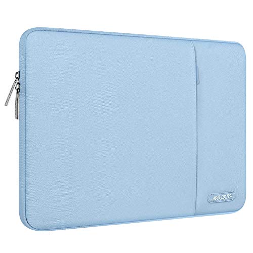 MOSISO Tablet Sleeve Hülle Kompatibel mit iPad 10. 10,9 Zoll 2022,iPad Air 5 10,9,iPad Pro 11 M2 2022-2018,iPad 9/8/7 10,2,iPad Air 4 10,9/Air 3 10,5,iPad 9,7,Polyester Vertikale Tasche,Luftig Blau von MOSISO